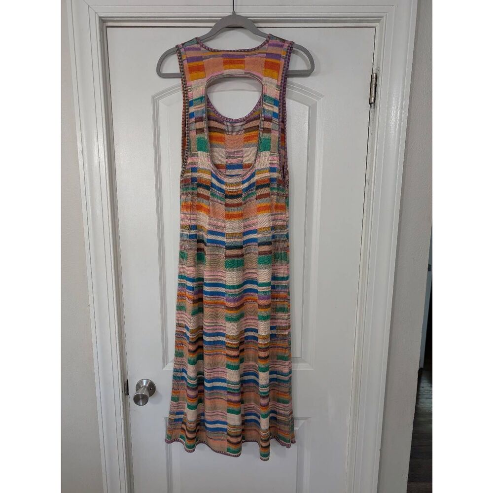 Anthropologie Multicolor Striped Midi Dress - Picture 6 of 9